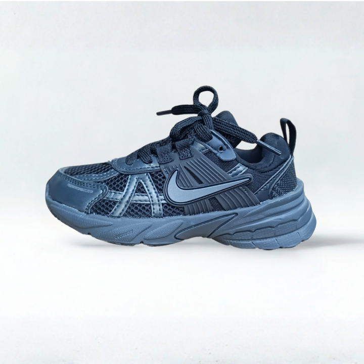 Nike V2K Run Black Dark Smoke Grey Kids
